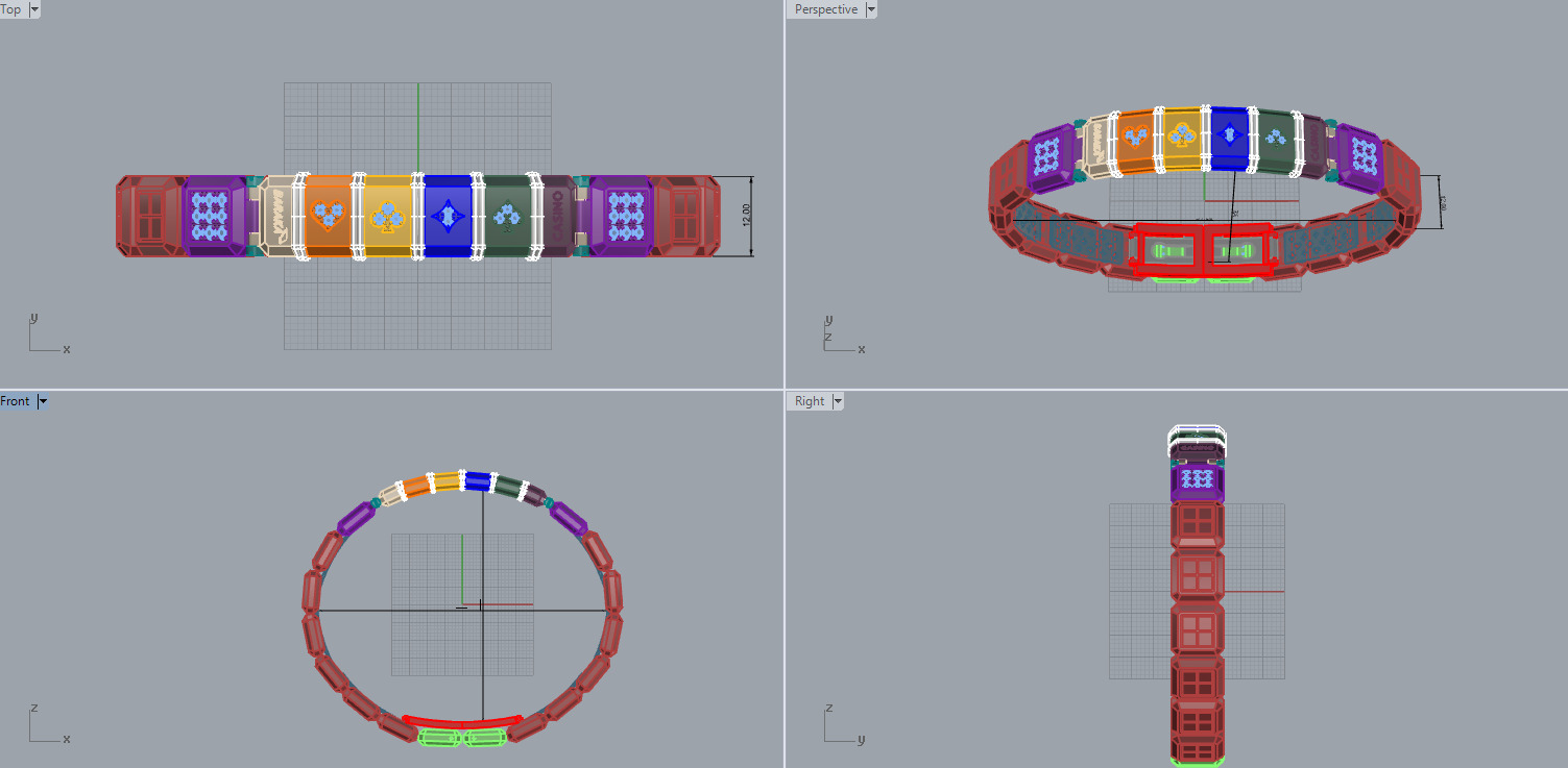 Bracelet 50361 3D print model_9