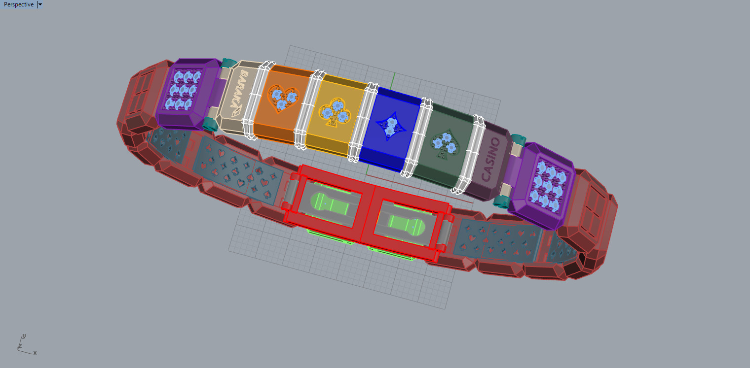 Bracelet 50361 3D print model_4