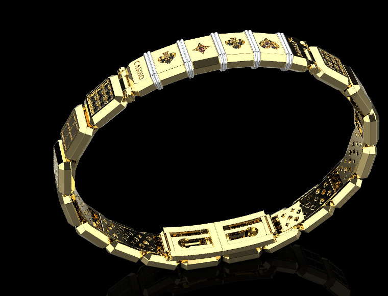 Bracelet 50361 3D print model_3