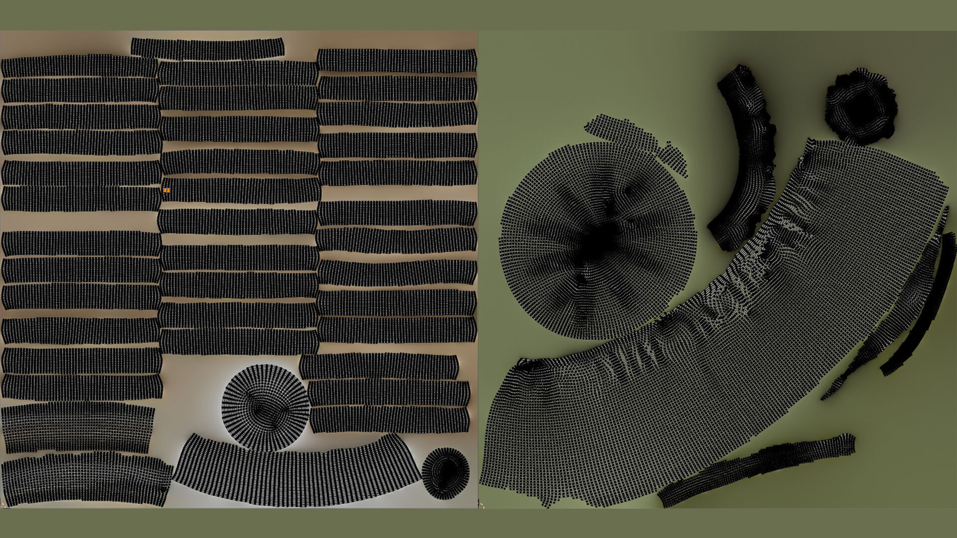 Gas Mask Old Low-poly 3D model_13