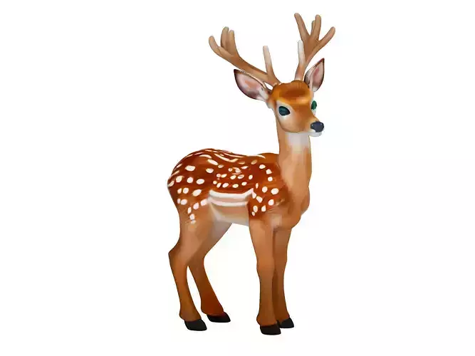 sika deer 3D model