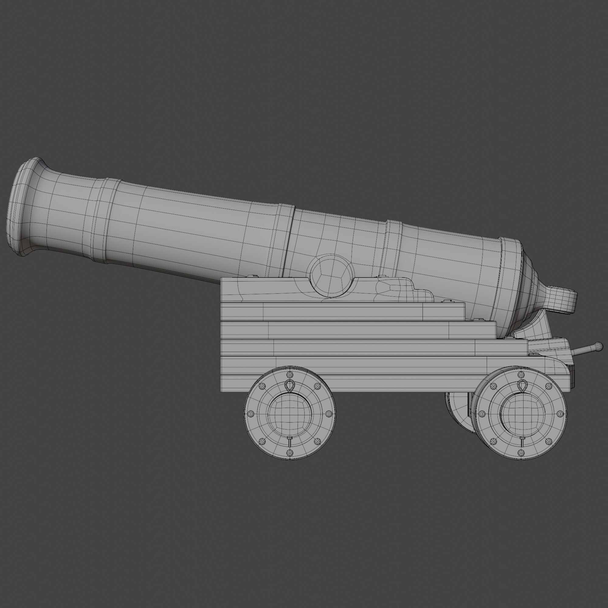 Vessel Cannon 3D model_9