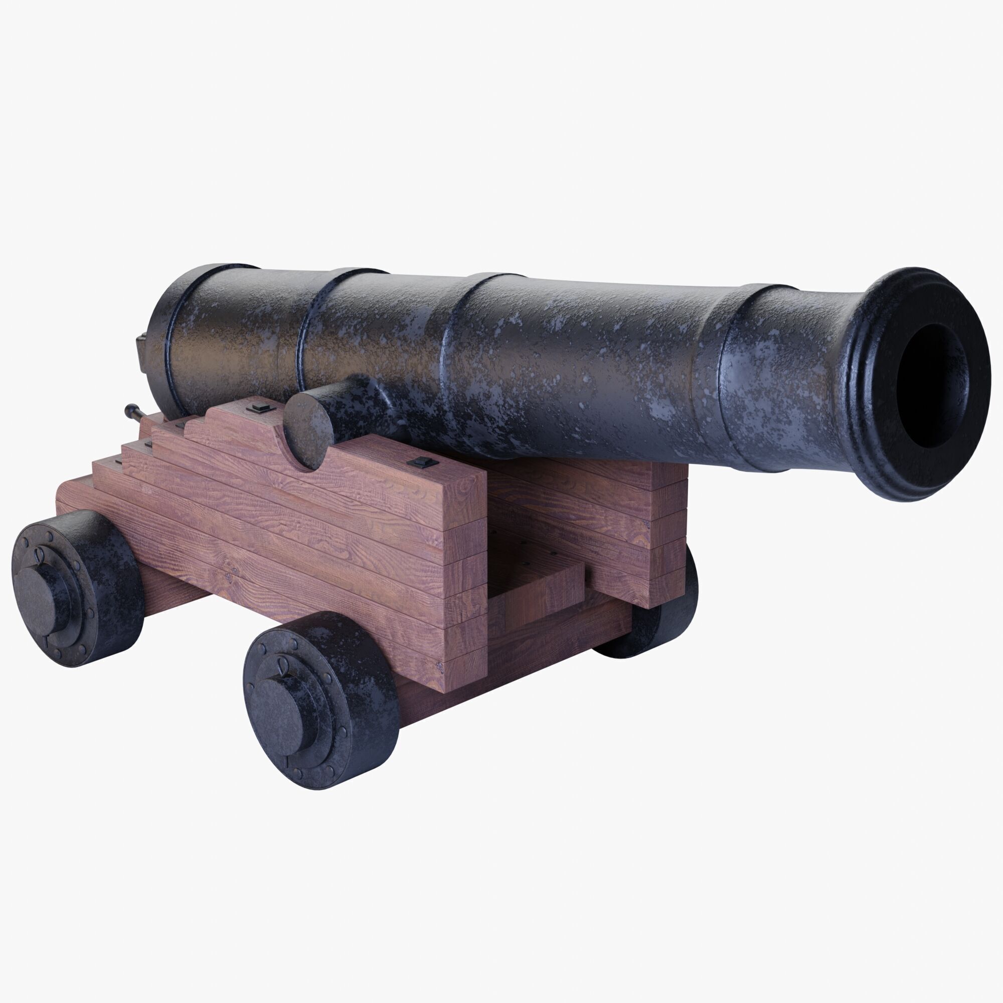 Vessel Cannon 3D model_4