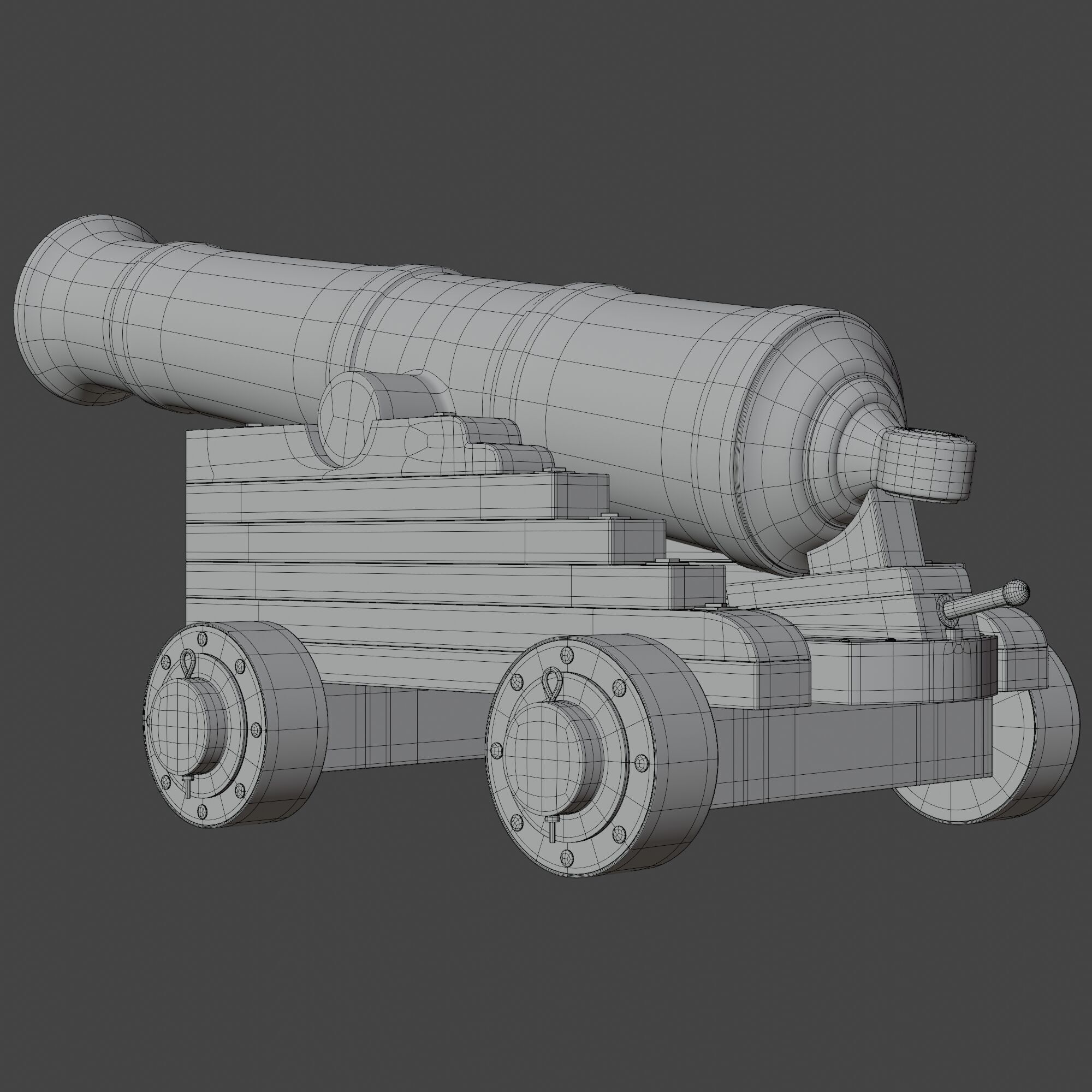 Vessel Cannon 3D model_8