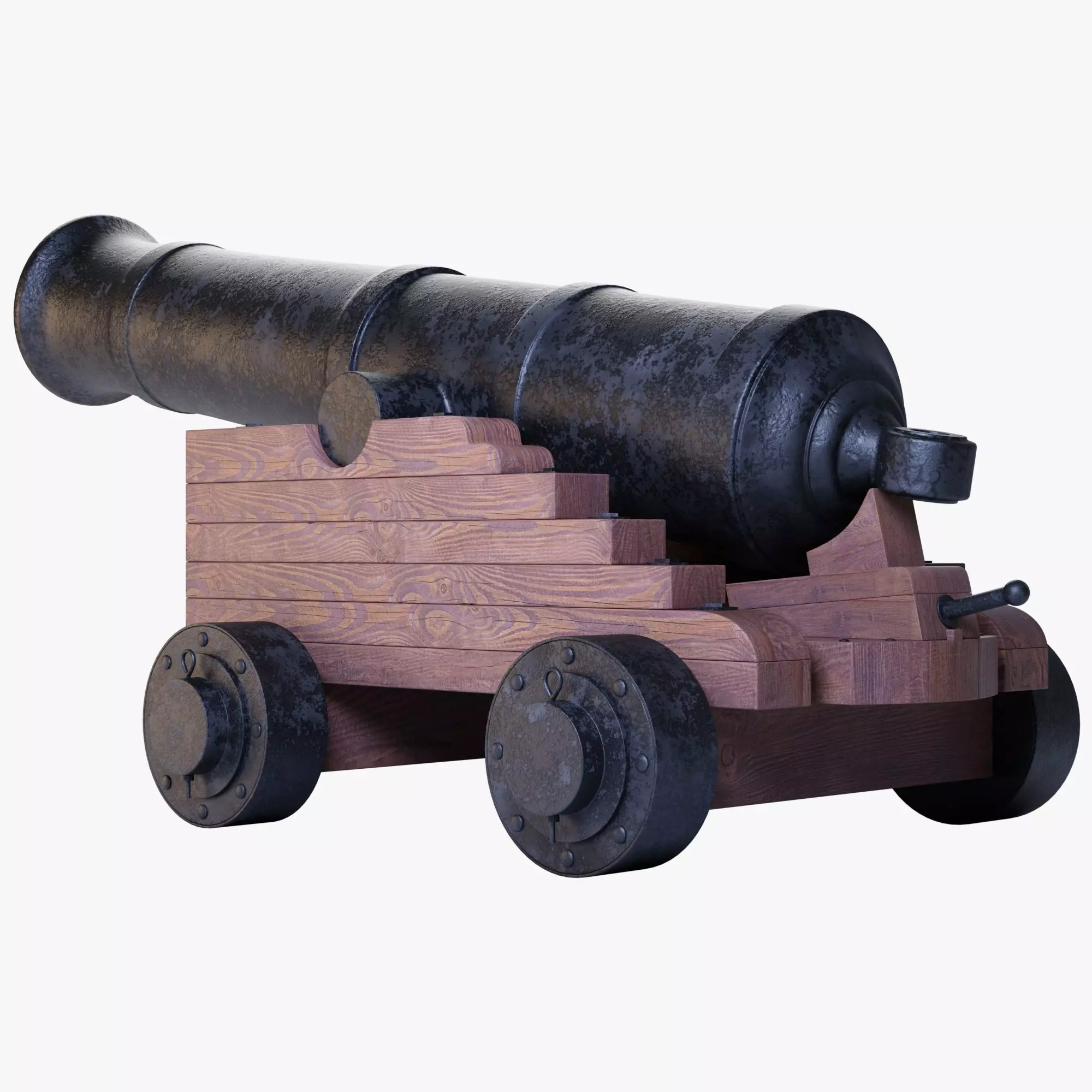 Vessel Cannon 3D model_0
