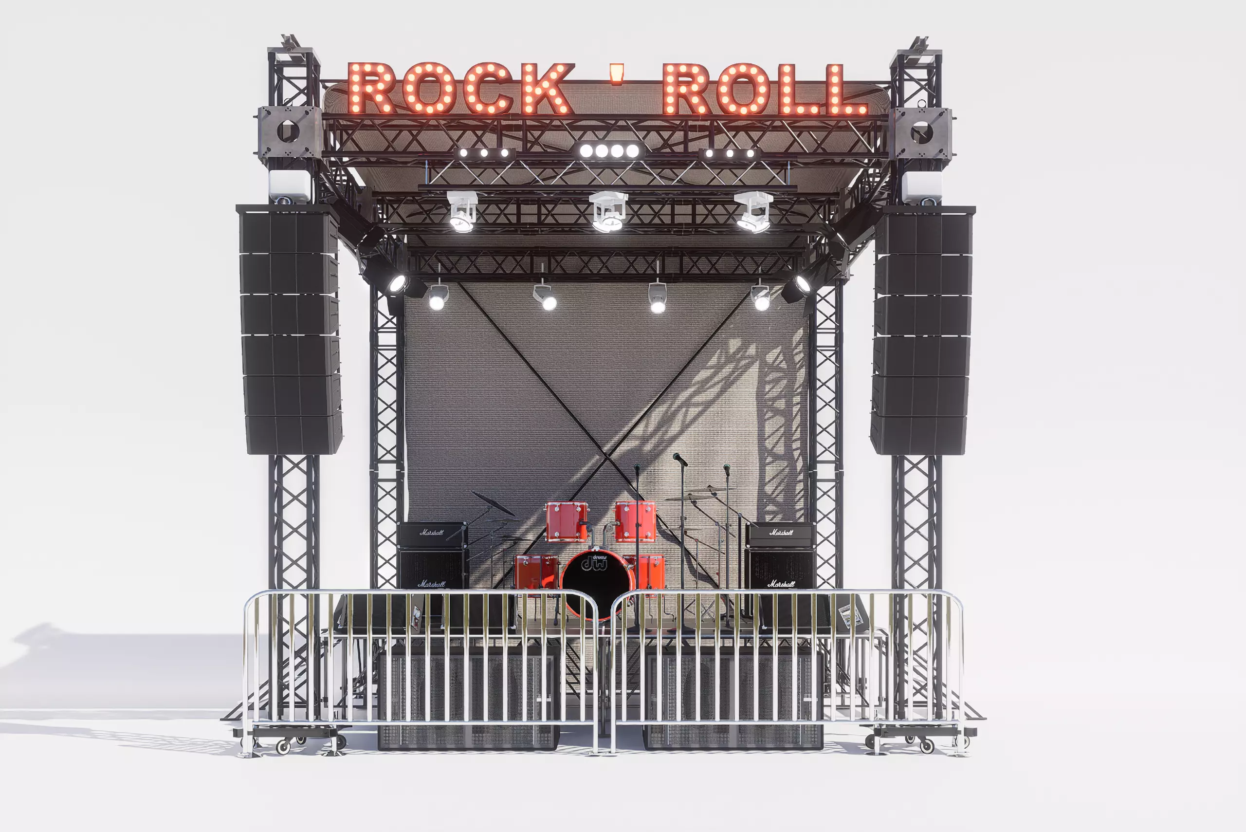 Stage Concert 3D model 3D model_0