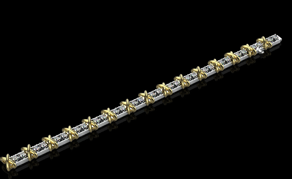 Bracelet 22000 3D print model_1
