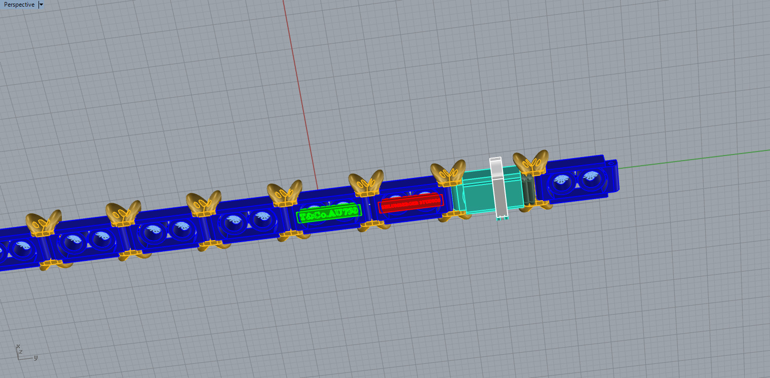 Bracelet 22000 3D print model_8