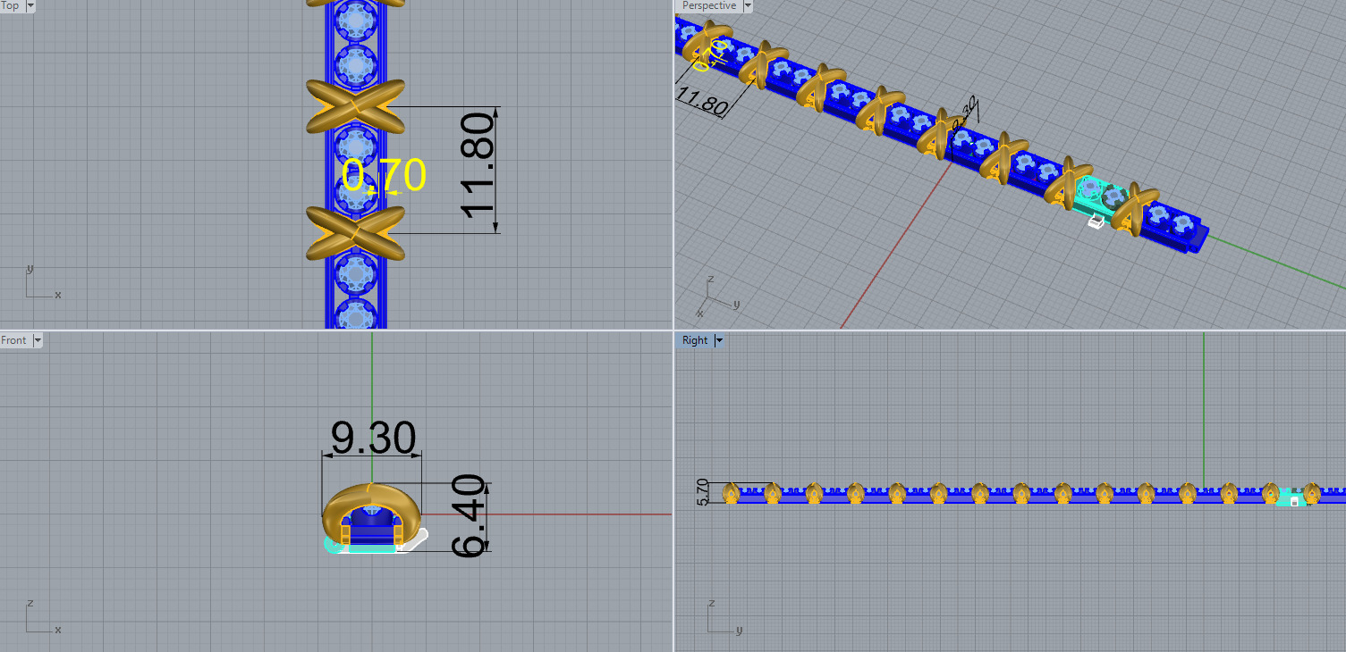 Bracelet 22000 3D print model_15
