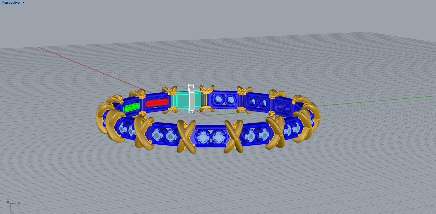 Bracelet 22000 3D print model_14