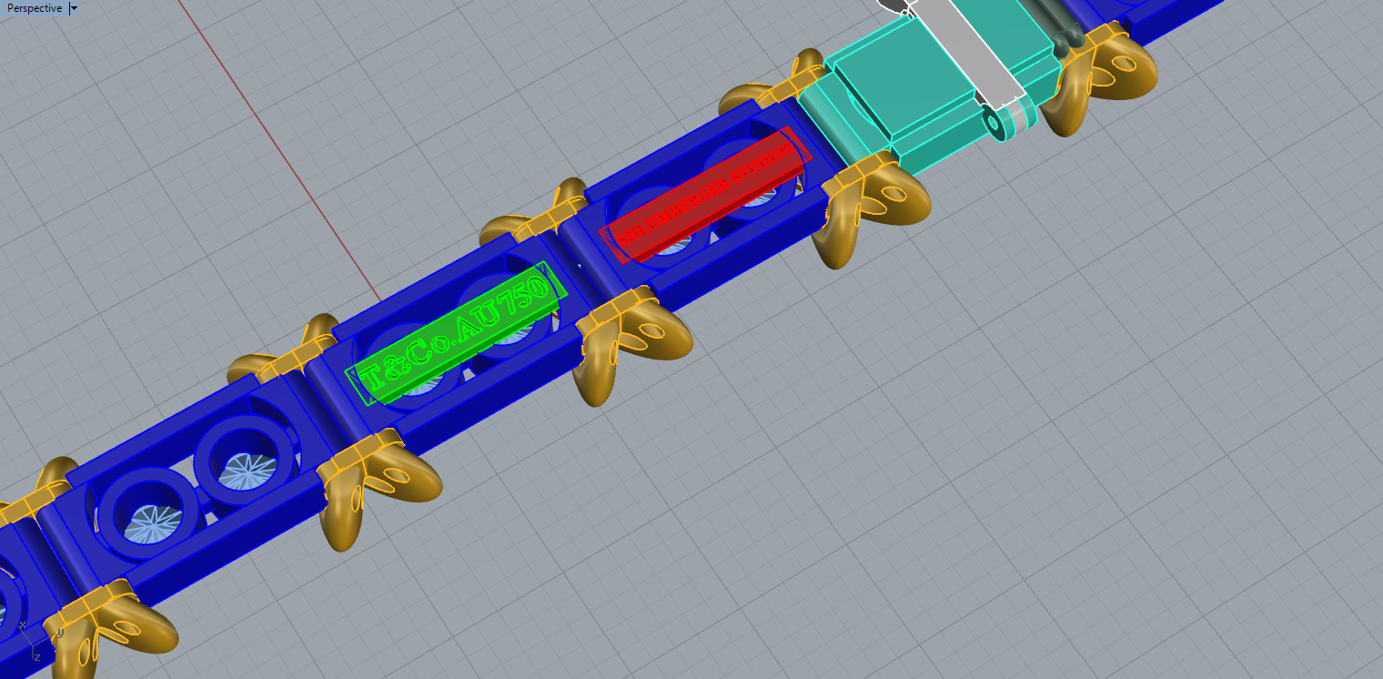 Bracelet 22000 3D print model_10
