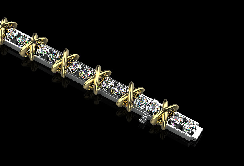 Bracelet 22000 3D print model_5