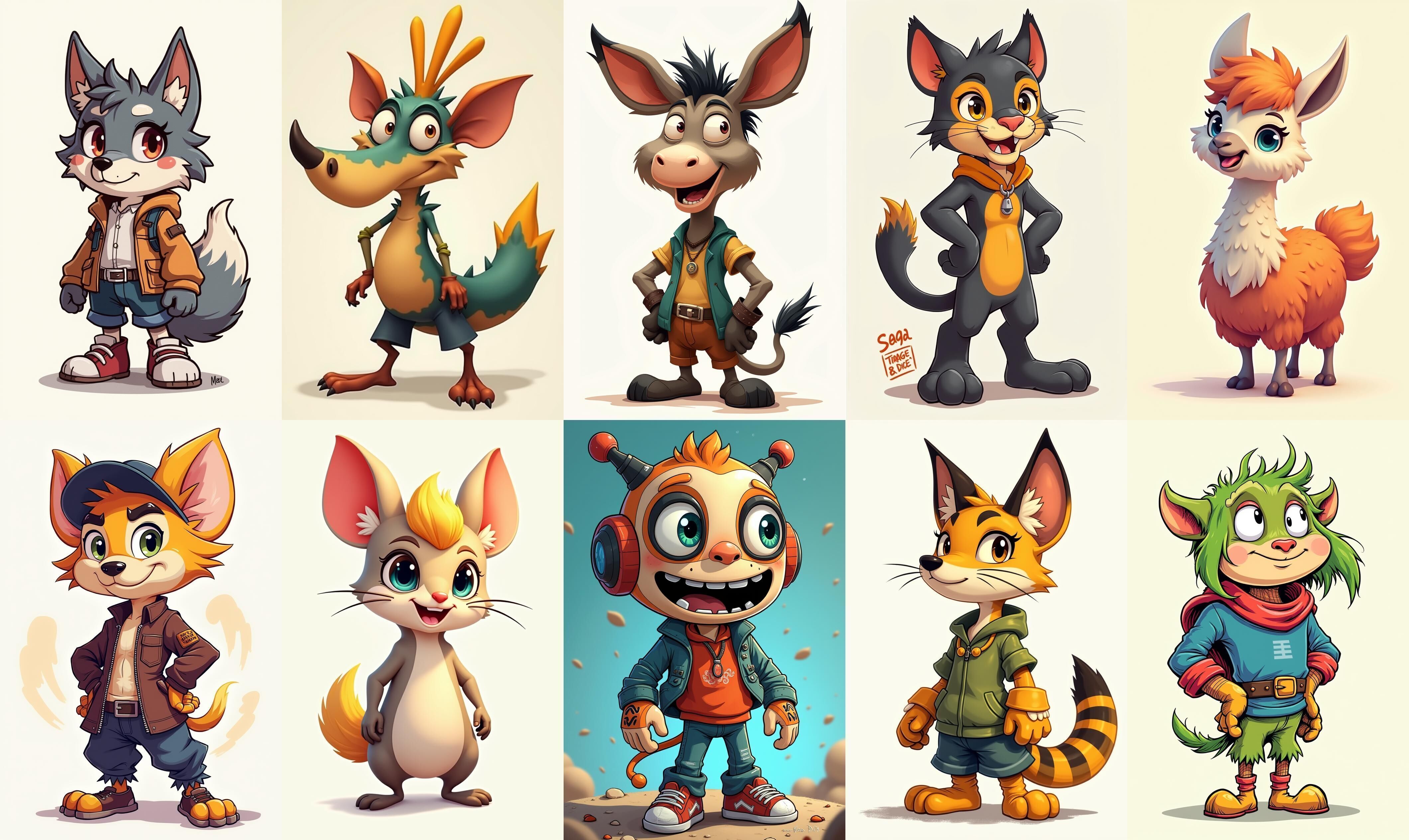 Animals bundle 1 pack 100 fbx Low-poly 3D model_14