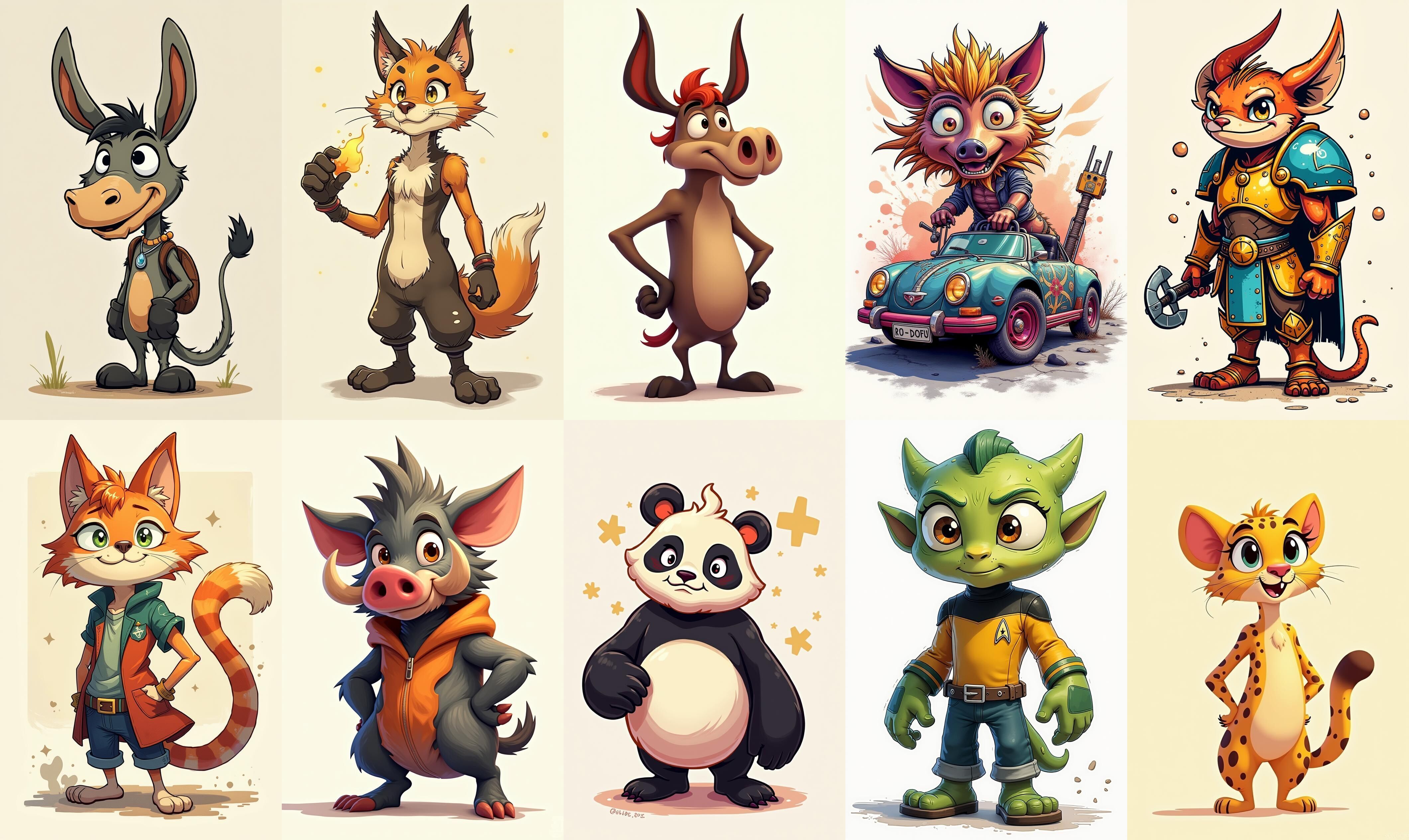 Animals bundle 1 pack 100 fbx Low-poly 3D model_18