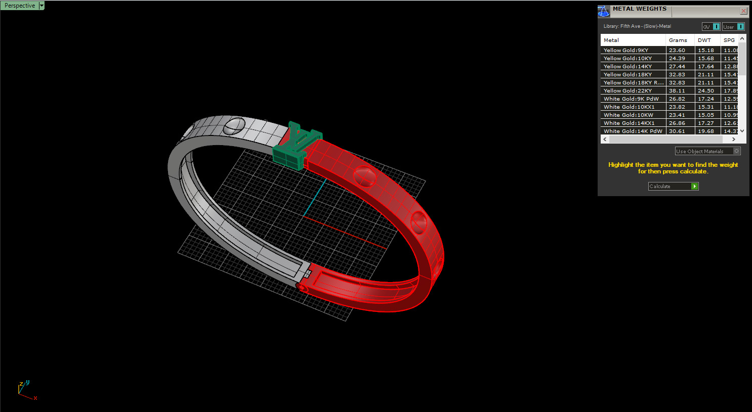 Bracelet LV 11405 3D print model_9