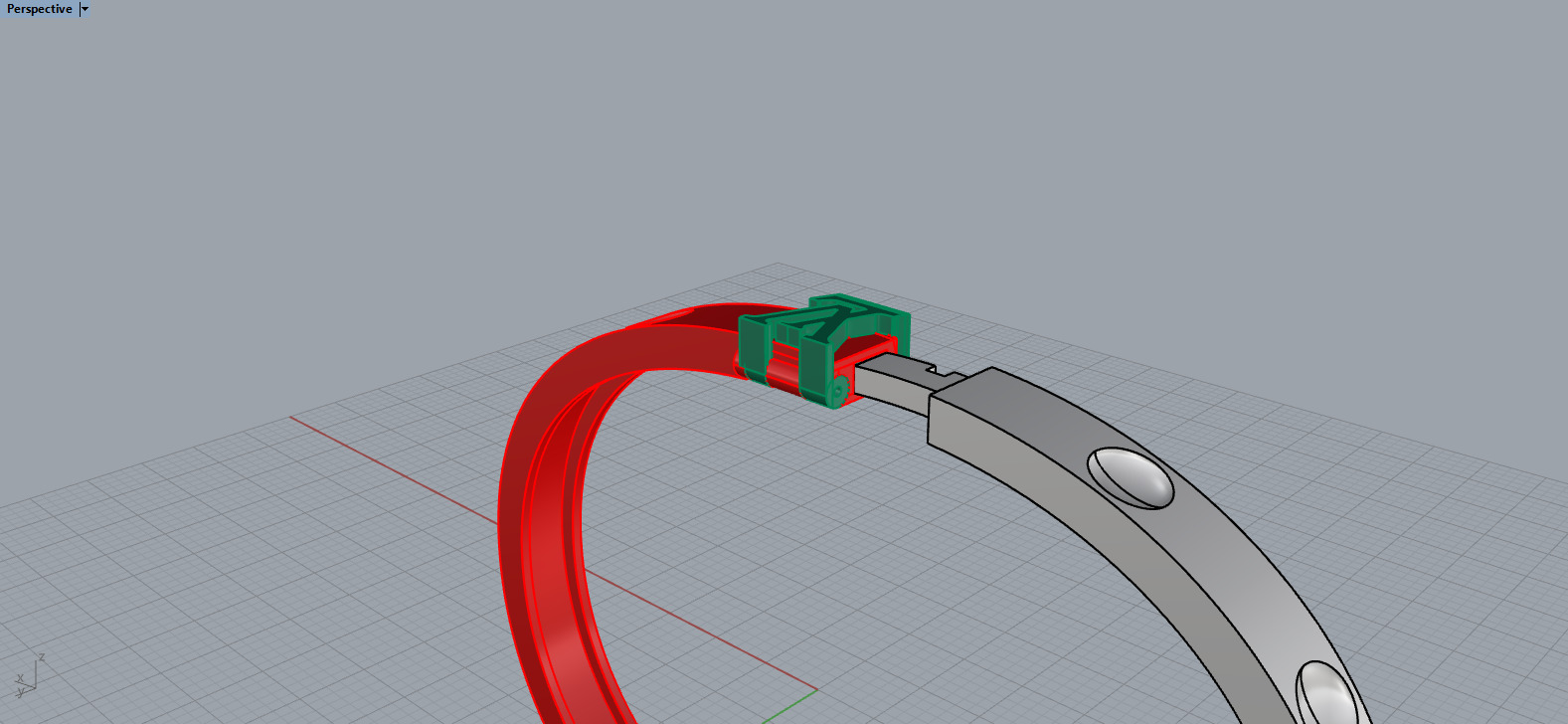 Bracelet LV 11405 3D print model_6