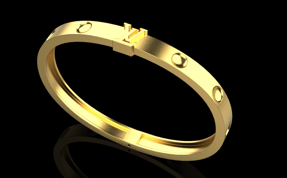 Bracelet LV 11405 3D print model_1