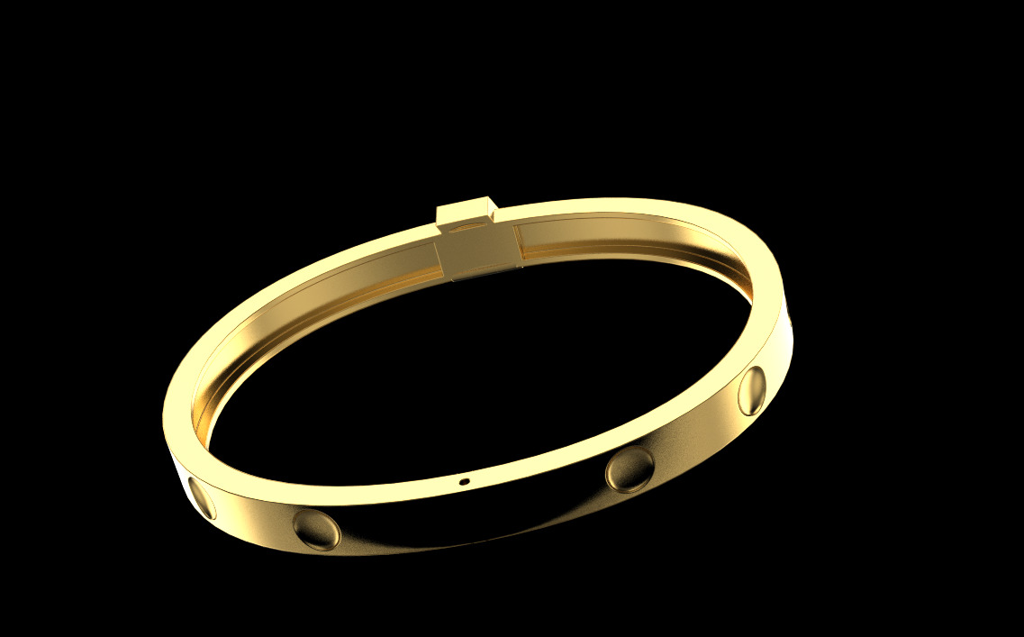 Bracelet LV 11405 3D print model_2