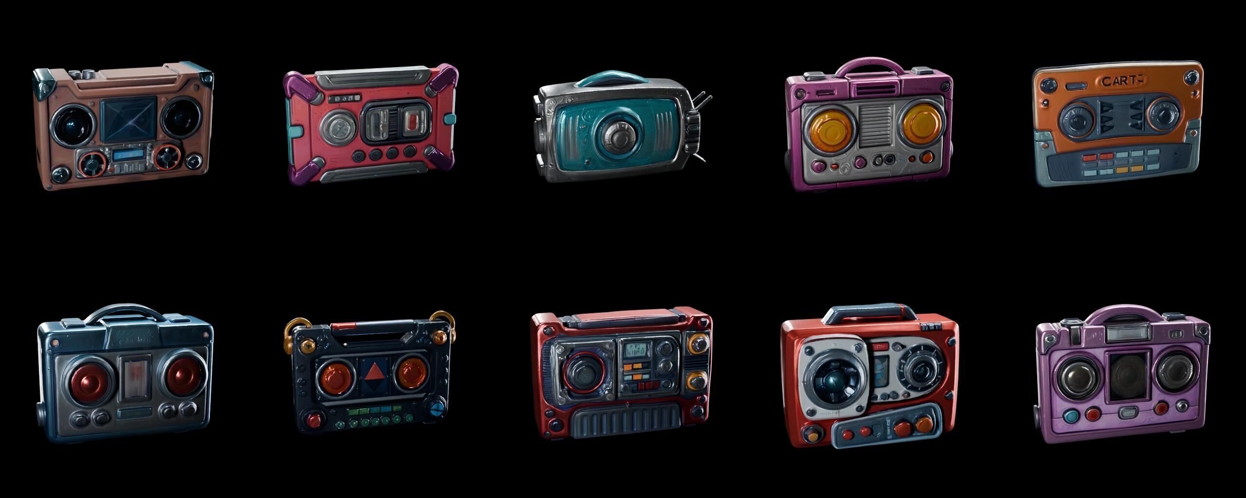  Boomer bundle 5 pack 100 fbx Low-poly 3D model_5