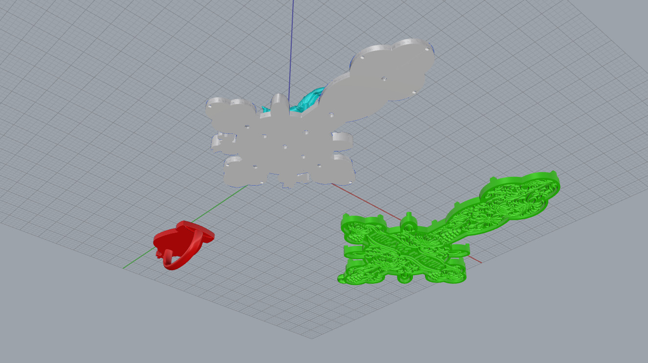 Cross Pendant 11401 3D print model_5