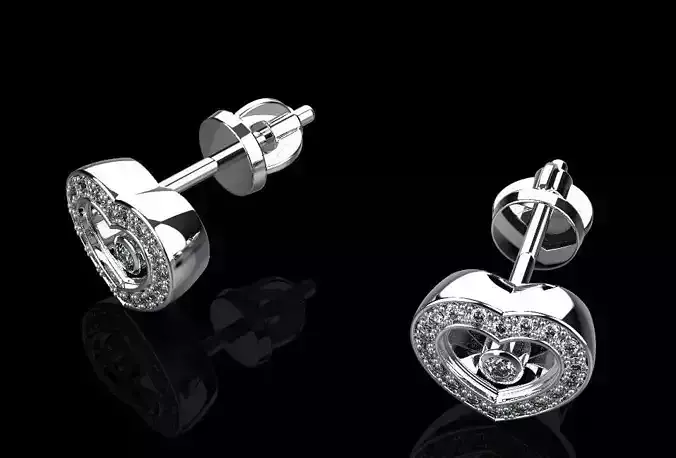 Heart Earrings 11328 
