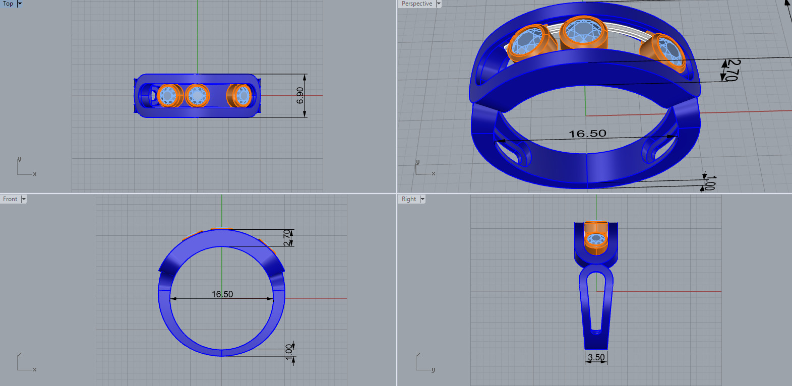 Ring 11325 3D print model_10