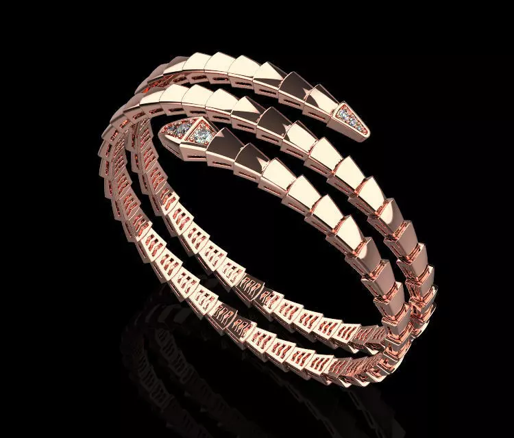 Serpent Bracelet 11212 3D print model_0