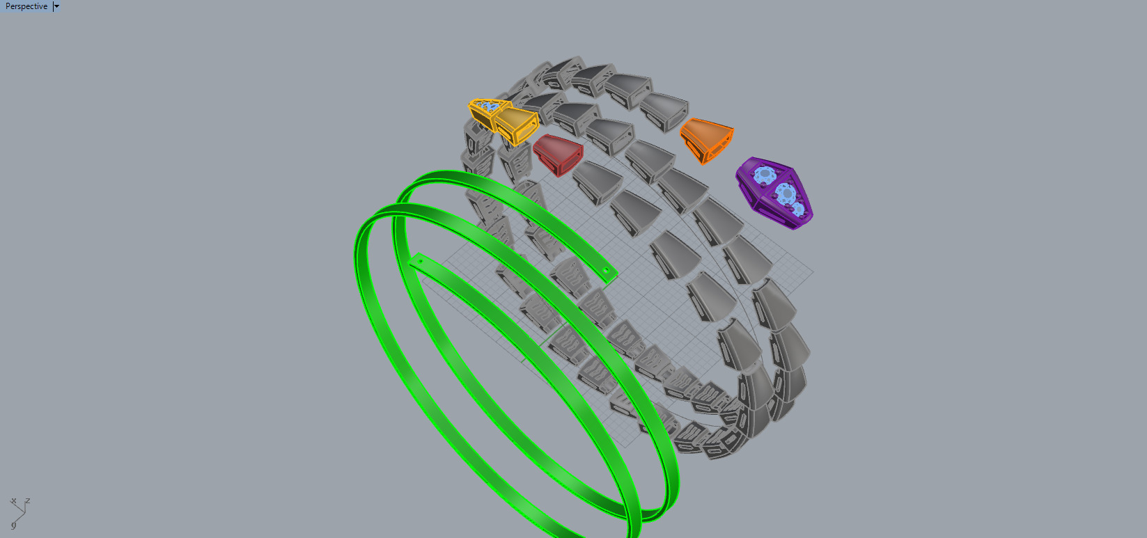 Serpent Bracelet 11212 3D print model_6