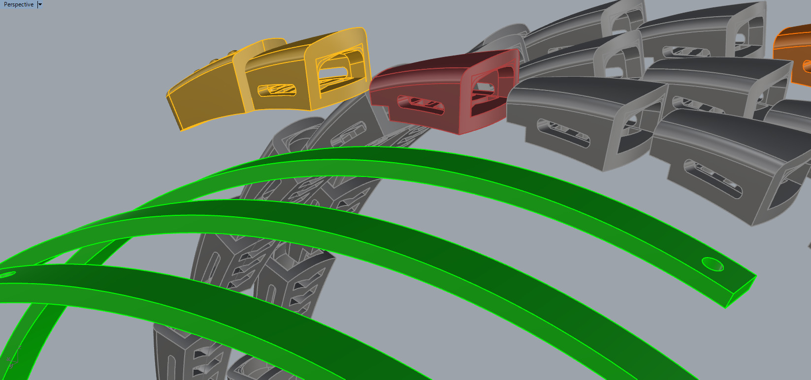 Serpent Bracelet 11212 3D print model_4