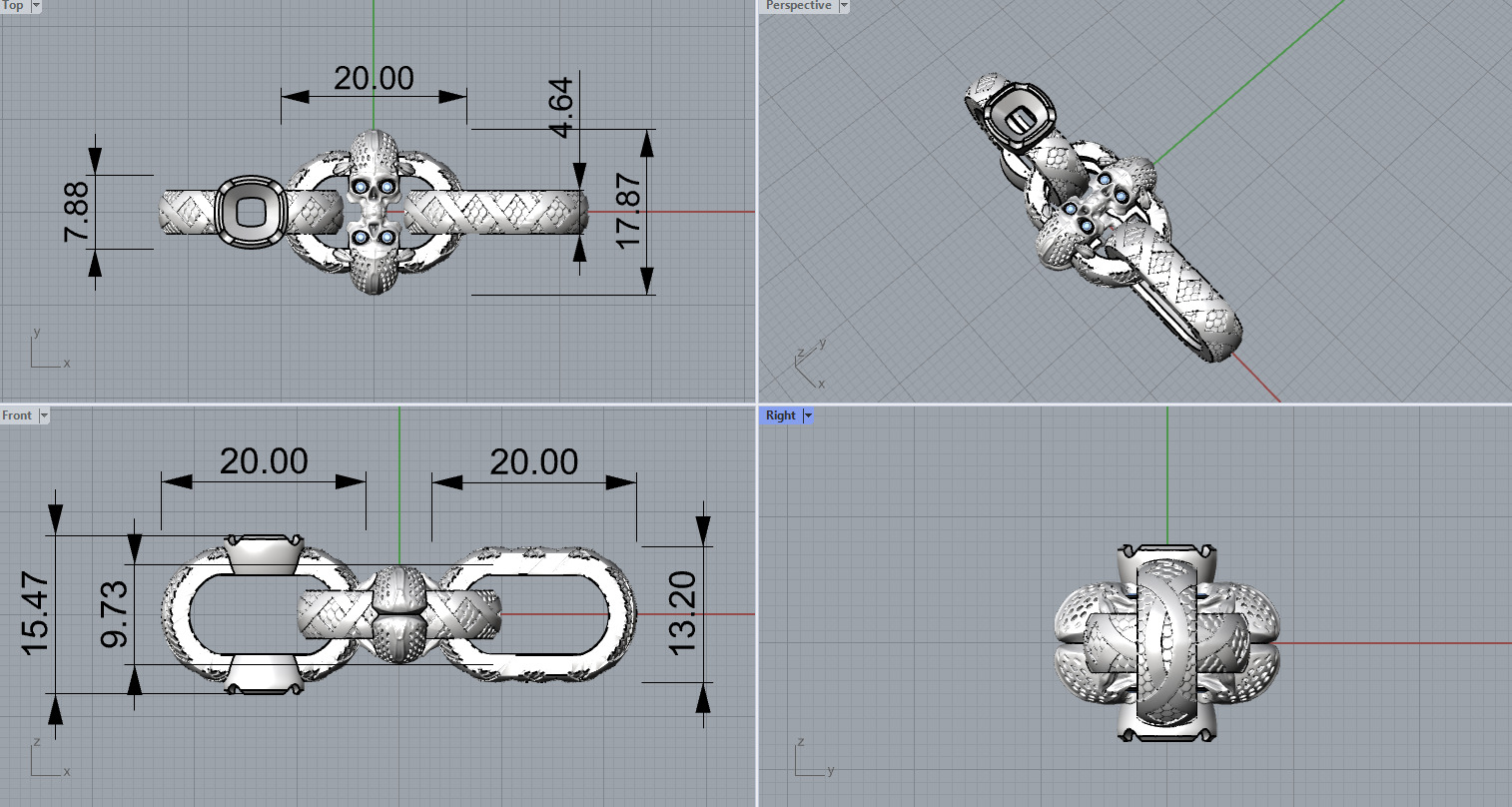 Chain 11147 3D print model_3