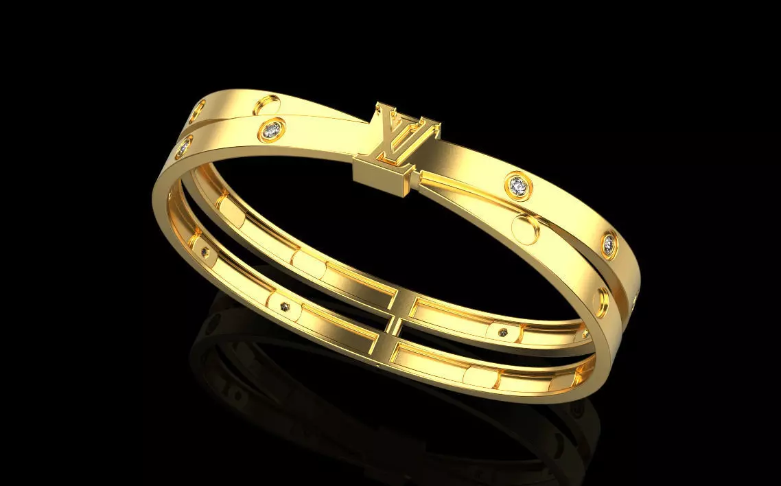 Bracelet LV 11002 3D print model_0