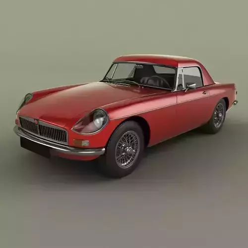 MG MGB Coune Hardtop 3D model