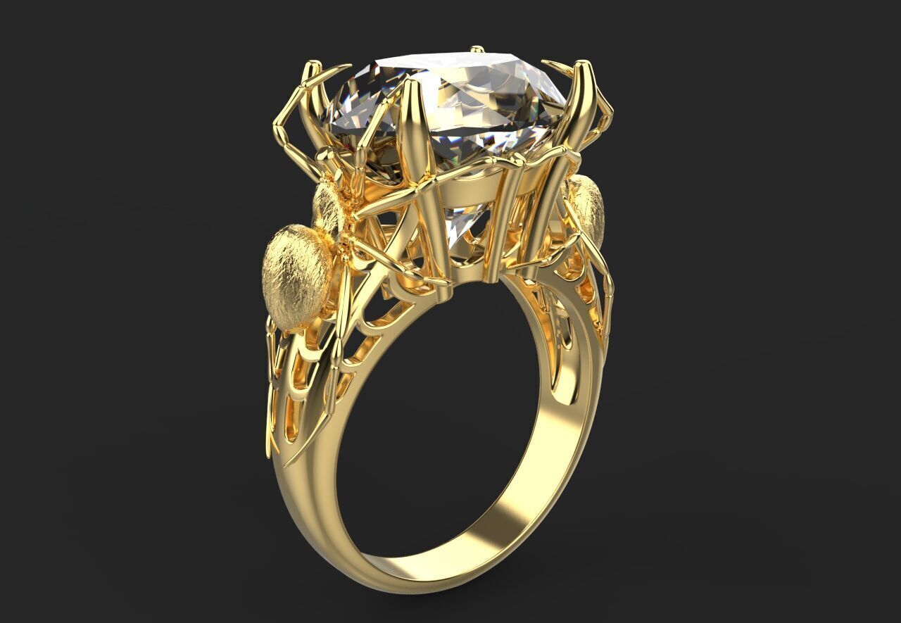 Ring and Earrings set 10742 3D print model_5