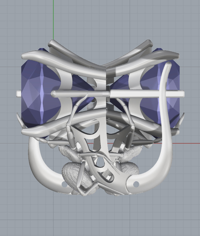 Ring and Earrings set 10742 3D print model_15