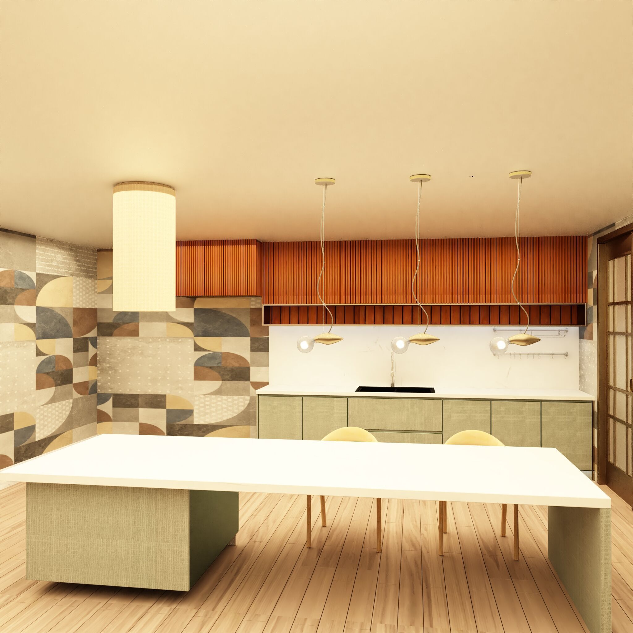 High-Poly Modular Kitchen 3D model_6