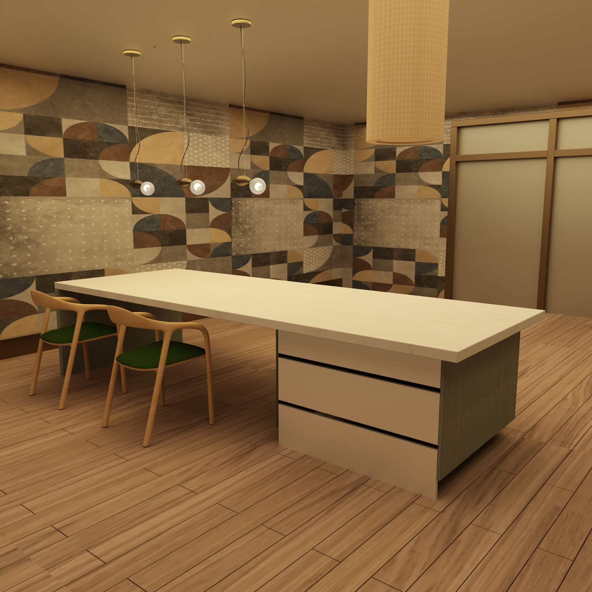 High-Poly Modular Kitchen 3D model_3