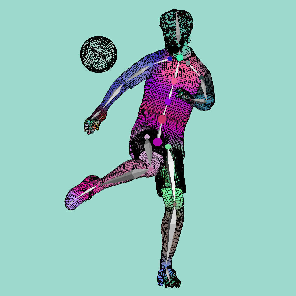 Lionel Messi Inter Miami 24-25 3d animation 3D model_9