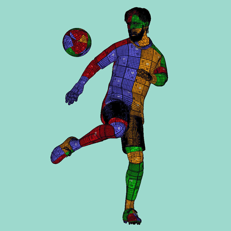 Lionel Messi Inter Miami 24-25 3d animation 3D model_8
