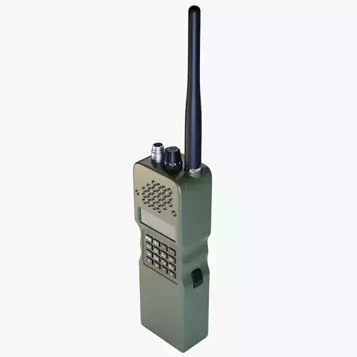 Military Walkie Talkie 3D model