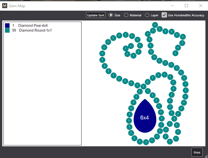 Pendant Cat 02model 3D  print 3D print model_7