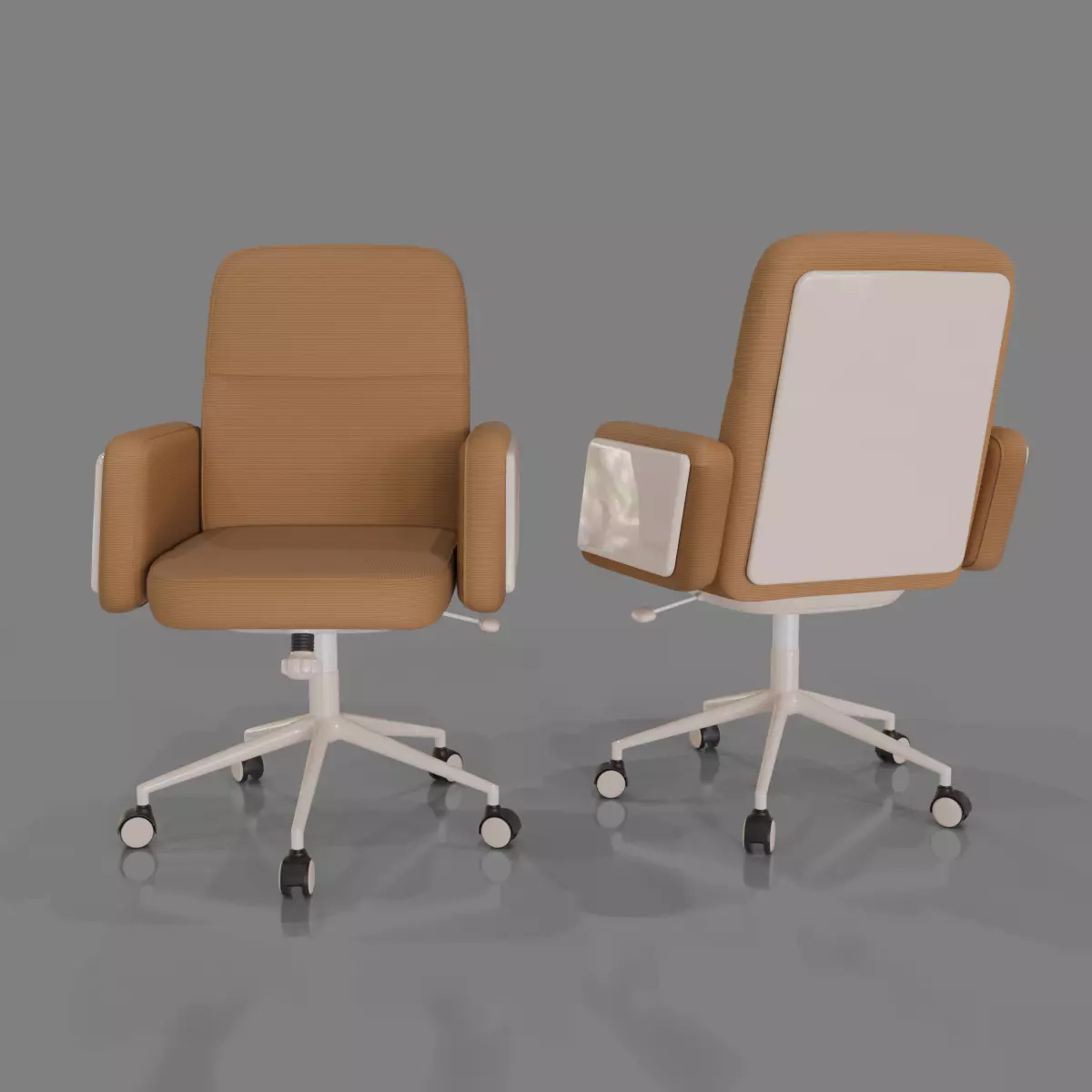 Office Chair 37 Low-poly 3D model_0