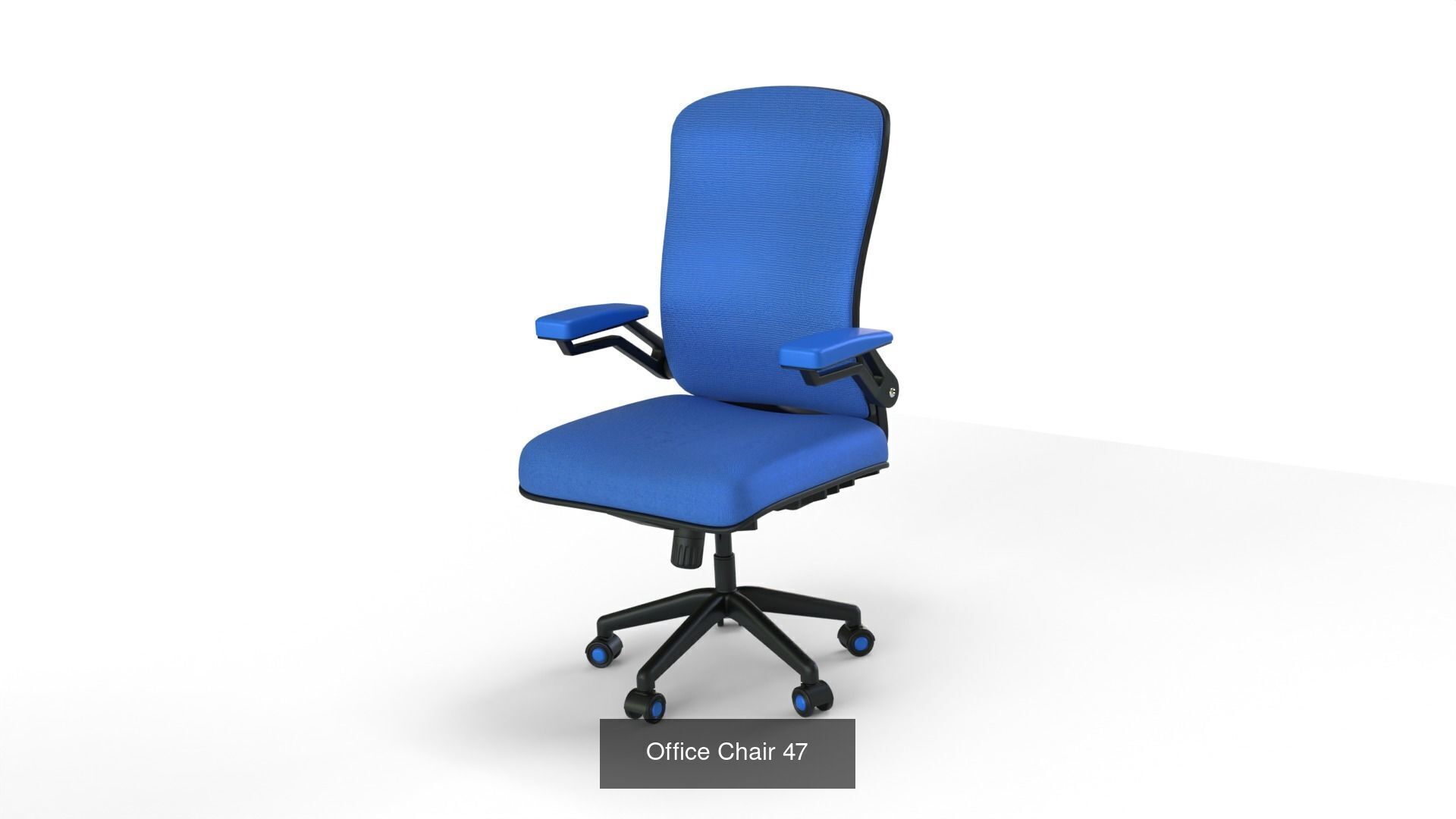 10 Office Chairs by domy set 1 3D Model Collection_5