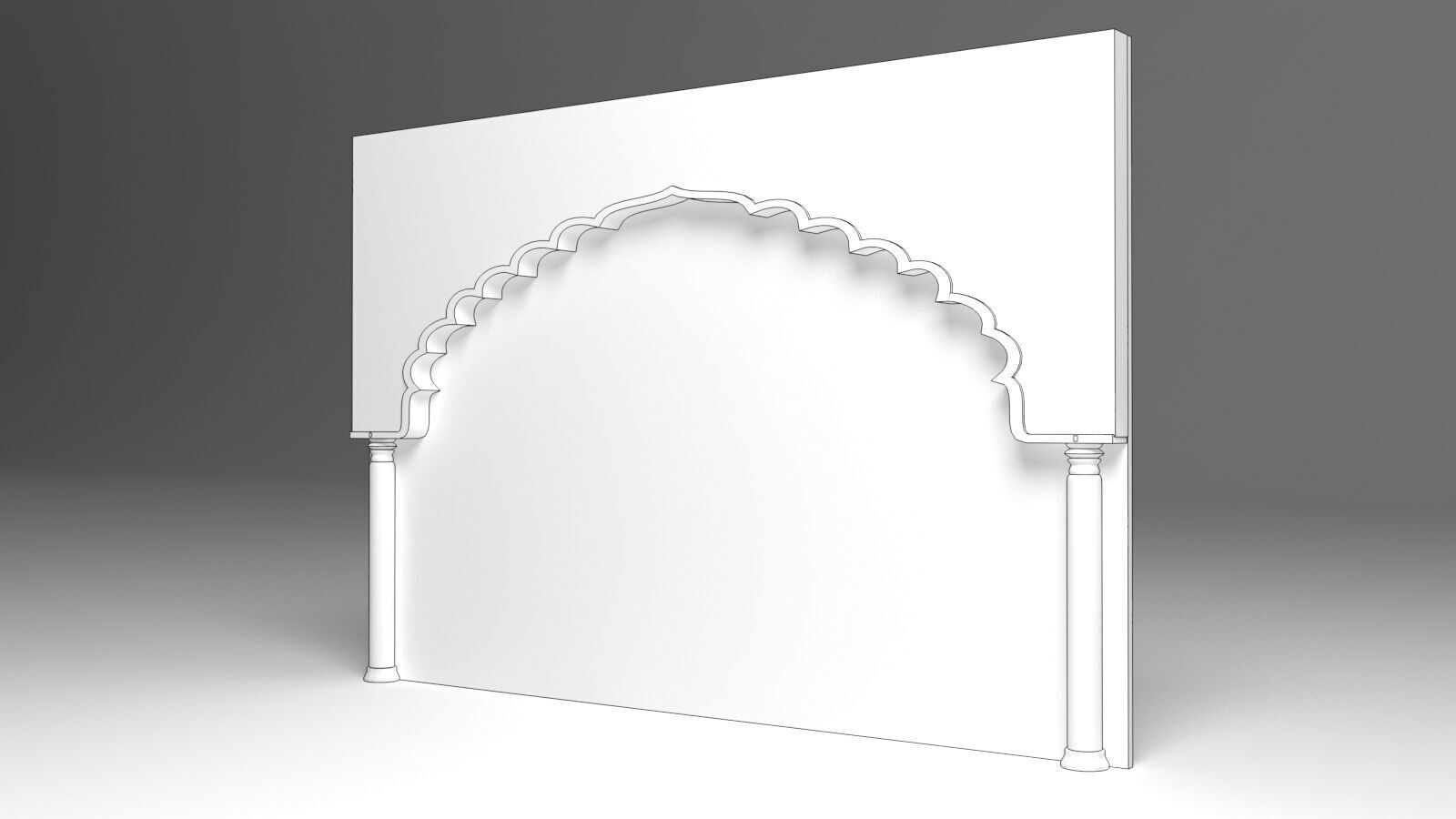 Indian Arch 3D model_2