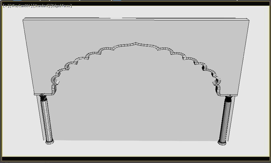 Indian Arch 3D model_11