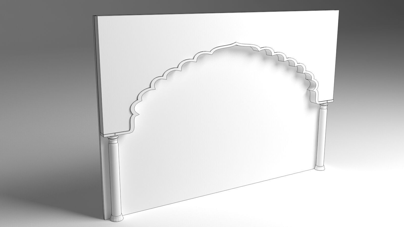 Indian Arch 3D model_1