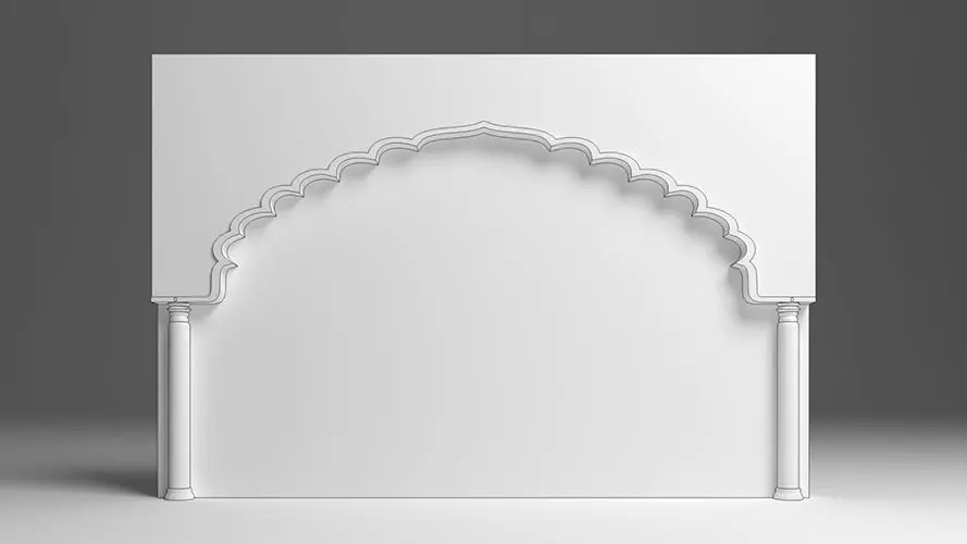 Indian Arch 3D model_0