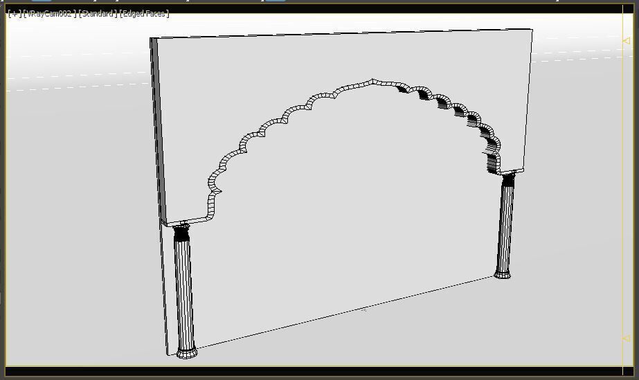 Indian Arch 3D model_9