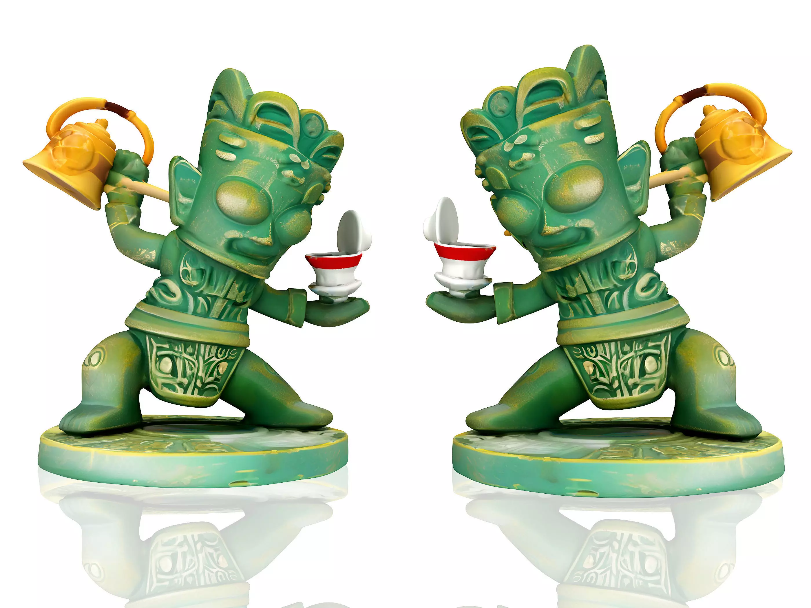 bronze 3D model