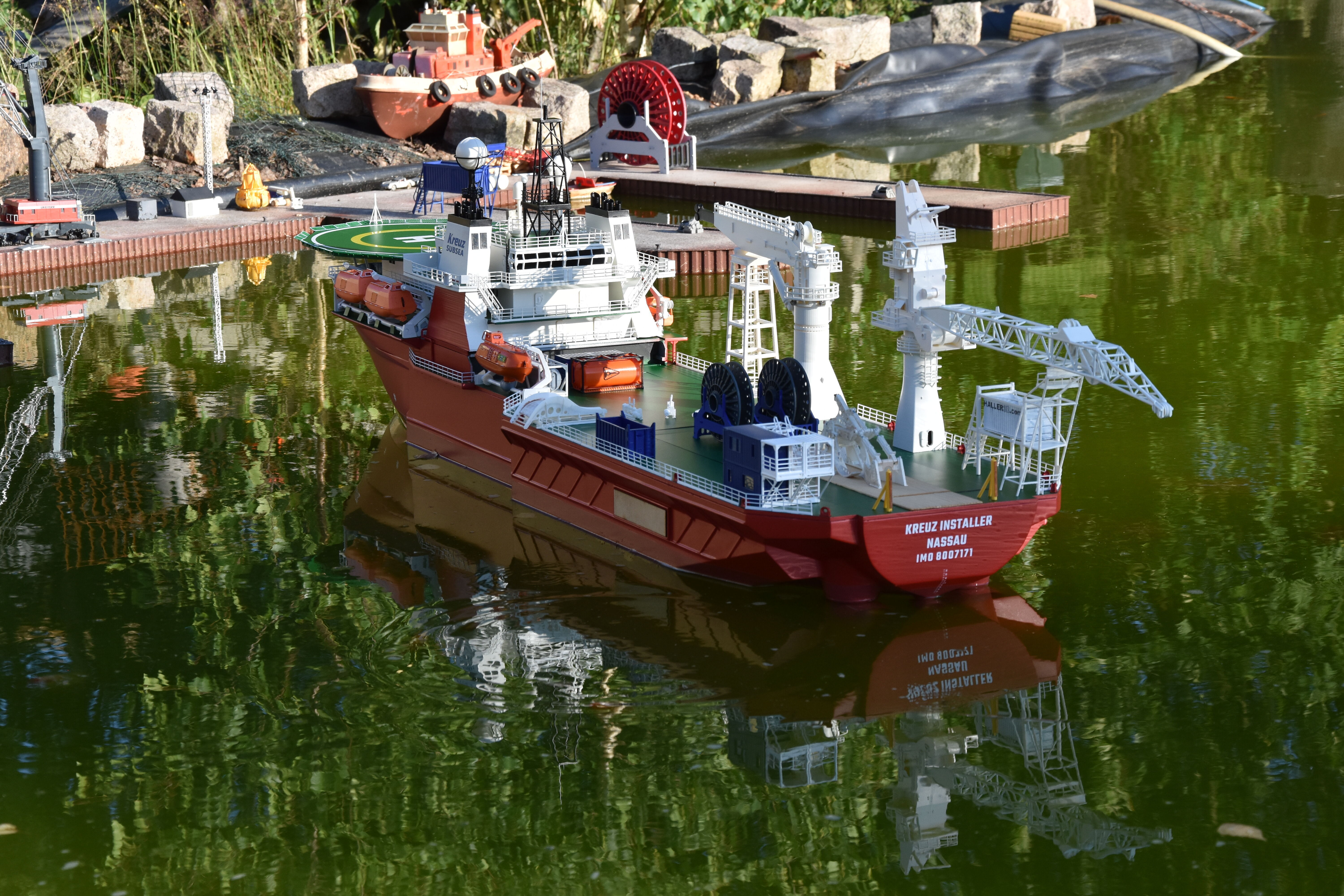 Kreuz Installer Modelship Schiffsmodell Vessel Offshore 3D print model_1