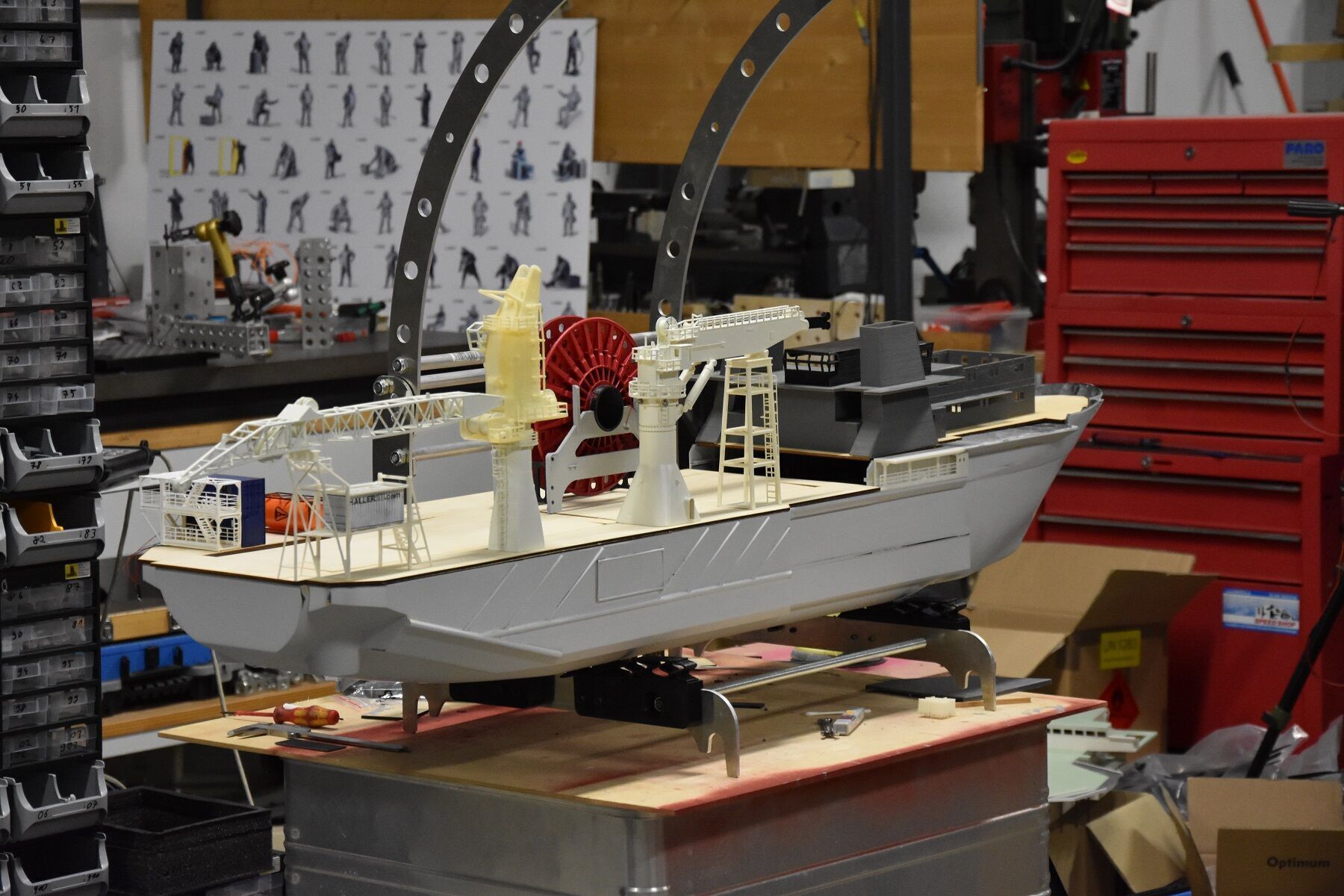 Kreuz Installer Modelship Schiffsmodell Vessel Offshore 3D print model_6